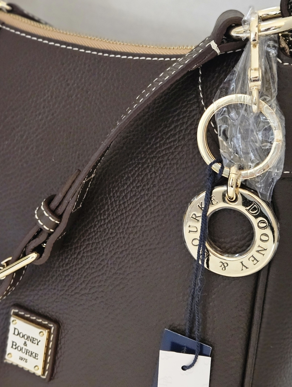 Dooney & Bourke Gold Tone Jewelry Tag NWT - Picture 7 of 7